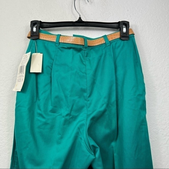 Vintage Levi's Sportswear High Waist Pleated Cotton Pants With Belt - Picture 4 of 13